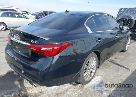 2019 Infiniti Q50 3.0T Luxe from USA, damaged, VIN JN1EV7AR8KM552583